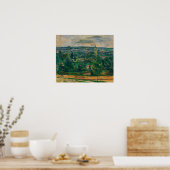 Poster Cézanne - Paysage du Jas de Bouffan (Cuisine)