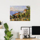 Poster Cezanne - Paysage, Etudier après la nature, (Bureau à domicile)