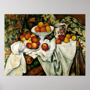 Poster Cezanne - Pommes et Oranges