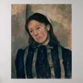 Poster Cézanne - Portrait De Madame Cézanne (Devant)