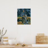 Poster Cézanne - Portrait de Paysan (Cuisine)