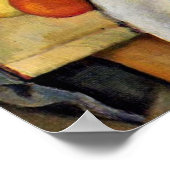 Poster Cezanne - Rideau, Jug et Fruit (Coin)