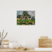 Poster Cézanne - Rives de la Marne (Cuisine)