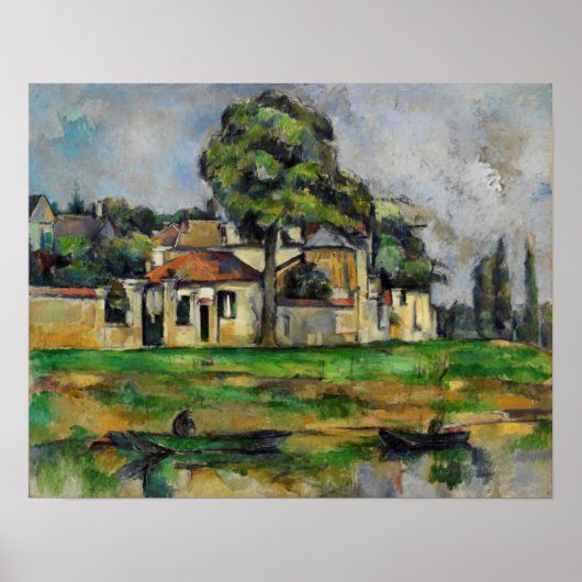 Poster Cézanne - Rives de la Marne (Devant)