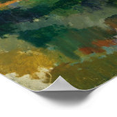 Poster Cézanne - Route tournante à Montgeroult (Coin)