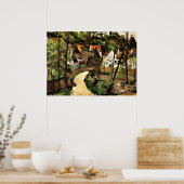 Poster Cezanne - Un tour dans la rue (Cuisine)