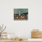 Poster Cézanne - Vie morte (Cuisine)