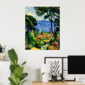 Poster Cezanne - Vue de l'Estaque (Bureau à domicile)