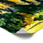 Poster Cezanne - Vue de l'Estaque (Coin)