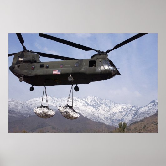 POSTER CH-47 AU PAKISTAN (Devant)