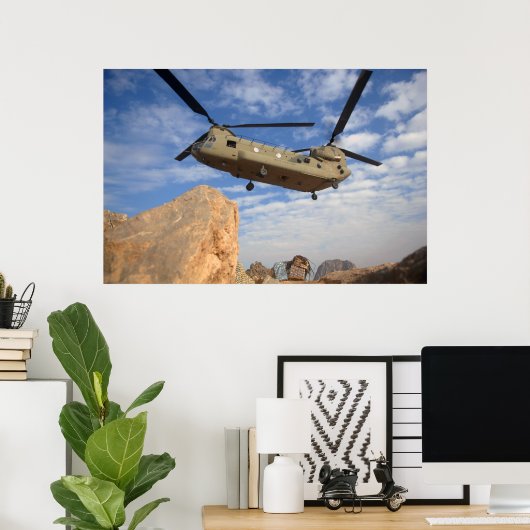 Poster CH-47 Chinook (Bureau à domicile)