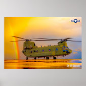 POSTER CH-47F CHINOOK (Devant)