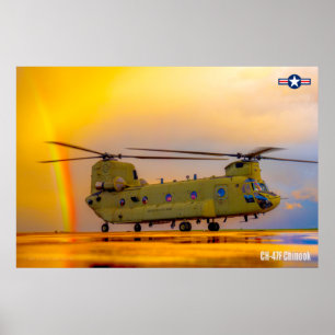 POSTER CH-47F CHINOOK