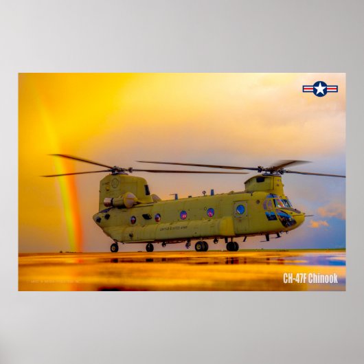 POSTER CH-47F CHINOOK (Devant)