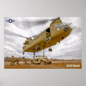 POSTER CH-47F CHINOOK (Devant)