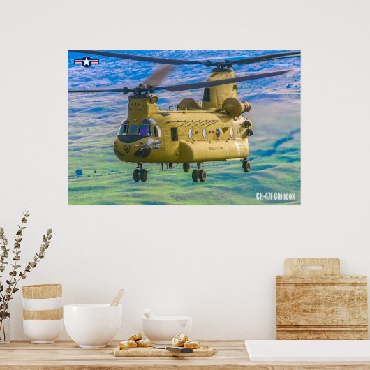 POSTER CH-47F CHINOOK (Cuisine)