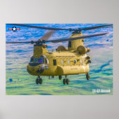 POSTER CH-47F CHINOOK (Devant)