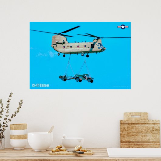 POSTER CH-47F CHINOOK (Cuisine)