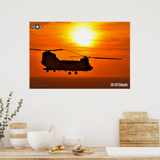POSTER CH-47F CHINOOK (Cuisine)