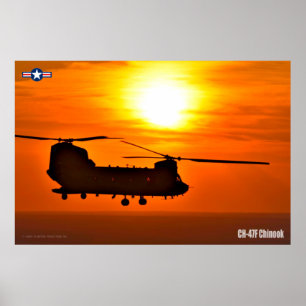 POSTER CH-47F CHINOOK
