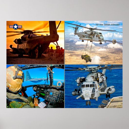 POSTER CH-53E SUPER STALLION (Devant)