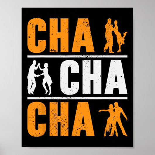 Poster Cha Cha Cha Danse Danse Cubaine (Devant)