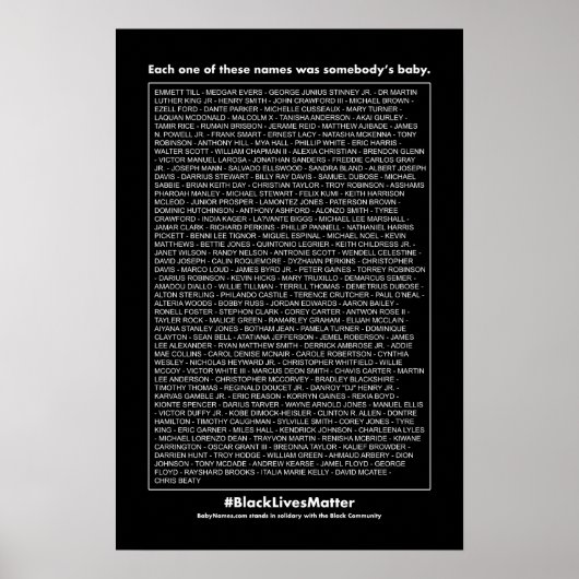 Poster Chacun de ces Noms... (Devant)