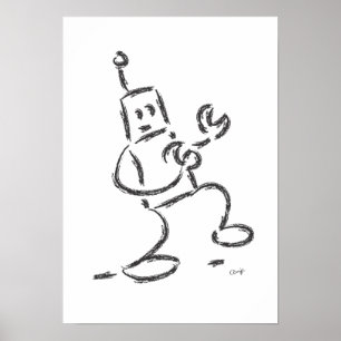 Poster Chacun robot