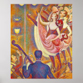 Poster Chahut, par Georges-Pierre Seurat (Devant)