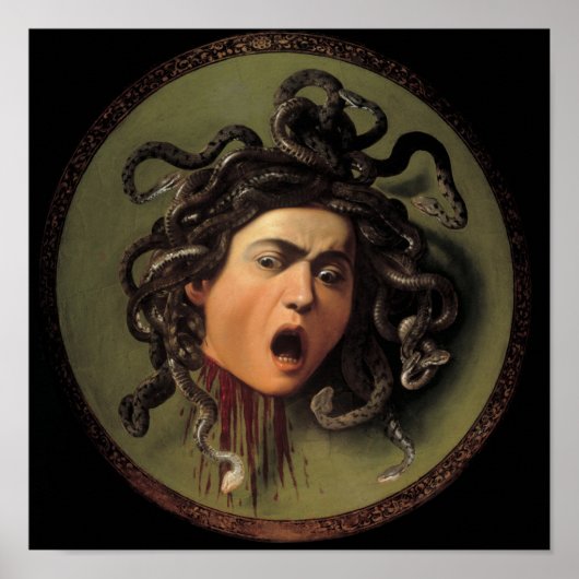 POSTER CHAÎNE AVEC LA TÊTE DE MEDUSA (Devant)