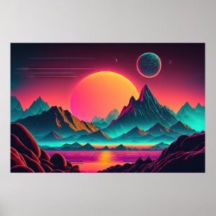 Poster Chaîne cosmique : Les crêtes de l'autre monde