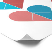 Poster Chaîne de Coeurs (Coin)