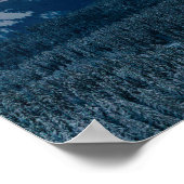 Poster Chaîne de montagne orangée (Coin)