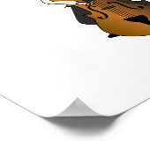 Poster Chaîne droite double basse fille (Coin)