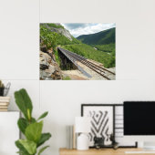 Poster Chaîne ferroviaire Crawford Notch (Bureau à domicile)
