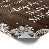 Poster Chaîne Florale rustique éclaire bébé son froid deh (Coin)