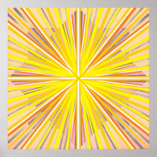 Poster Chaîne Sunburst