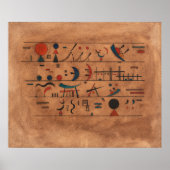 Poster Chaînes de caractères | Wassily Kandinsky | (Devant)