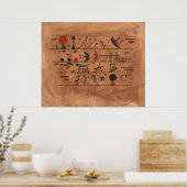 Poster Chaînes de caractères | Wassily Kandinsky | (Cuisine)