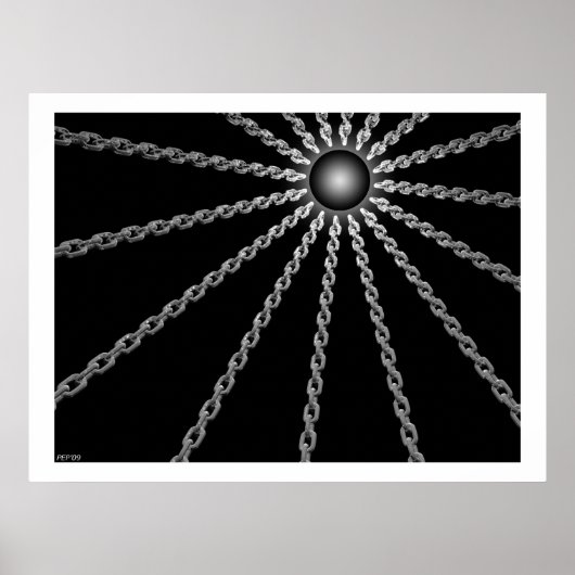 Poster Chaînes sombres (Devant)