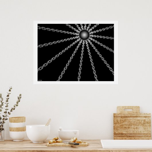 Poster Chaînes sombres (Cuisine)