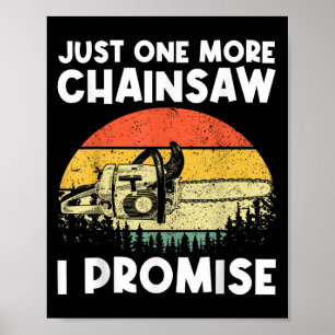 Poster Chainsaw Art Pour Hommes Femmes Lumberjack Arboris
