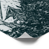 Poster Chainsaw Man Manga Art – Dark Monochrome Anime (Coin)