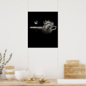 Poster Chainsaw Woodworker Cadeau Hommes Lumberjack Arbor (Cuisine)