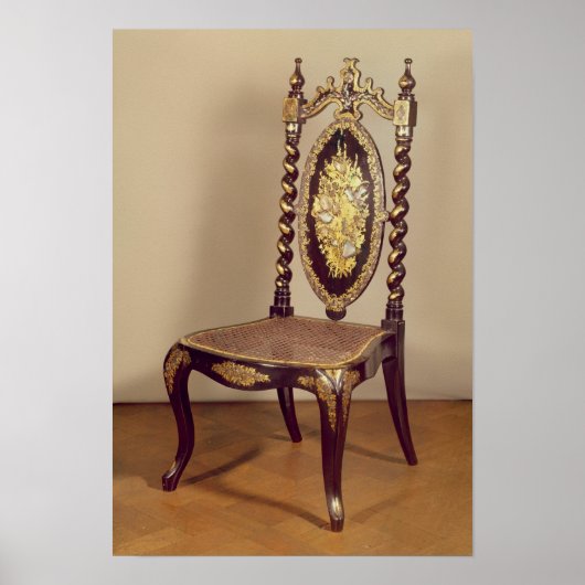 Poster Chaire, milieu du 19e siècle (Devant)