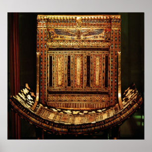 Poster Chaise cérémonieuse de Tutankhamun