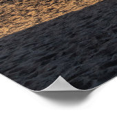 Poster Chaise de garde sur l'affiche de la plage (Coin)