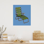 Poster Chaise de pelouse Chaise Lounge (Cuisine)
