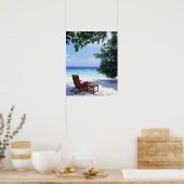 Poster Chaise de plage (Cuisine)