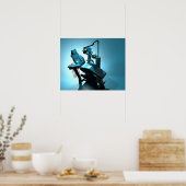 Poster Chaise d'un dentiste, oeuvre d'ordinateur. (Cuisine)